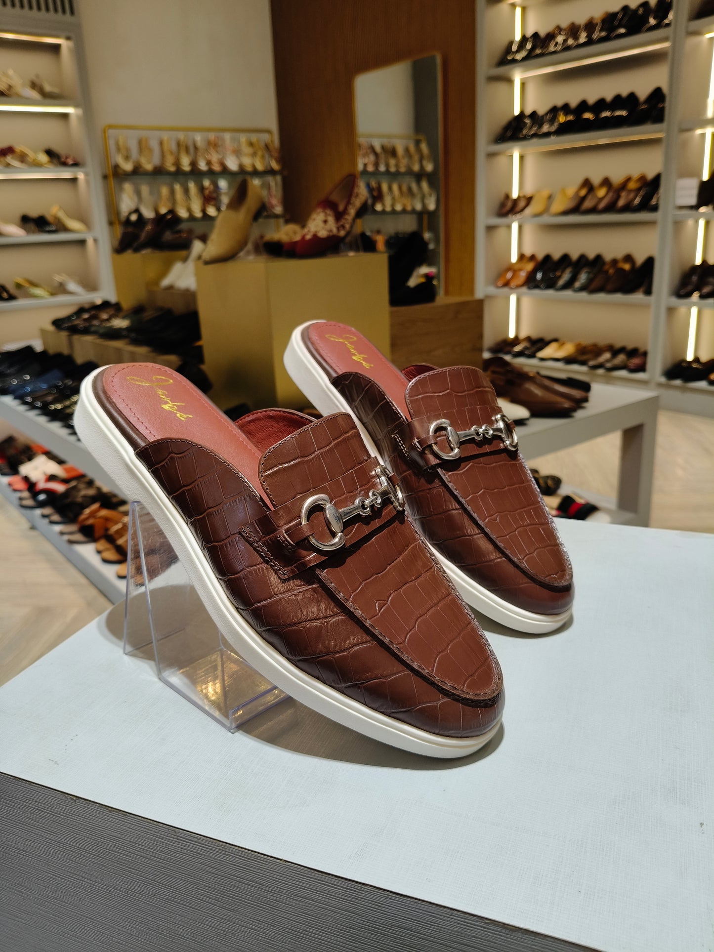 Brown croc