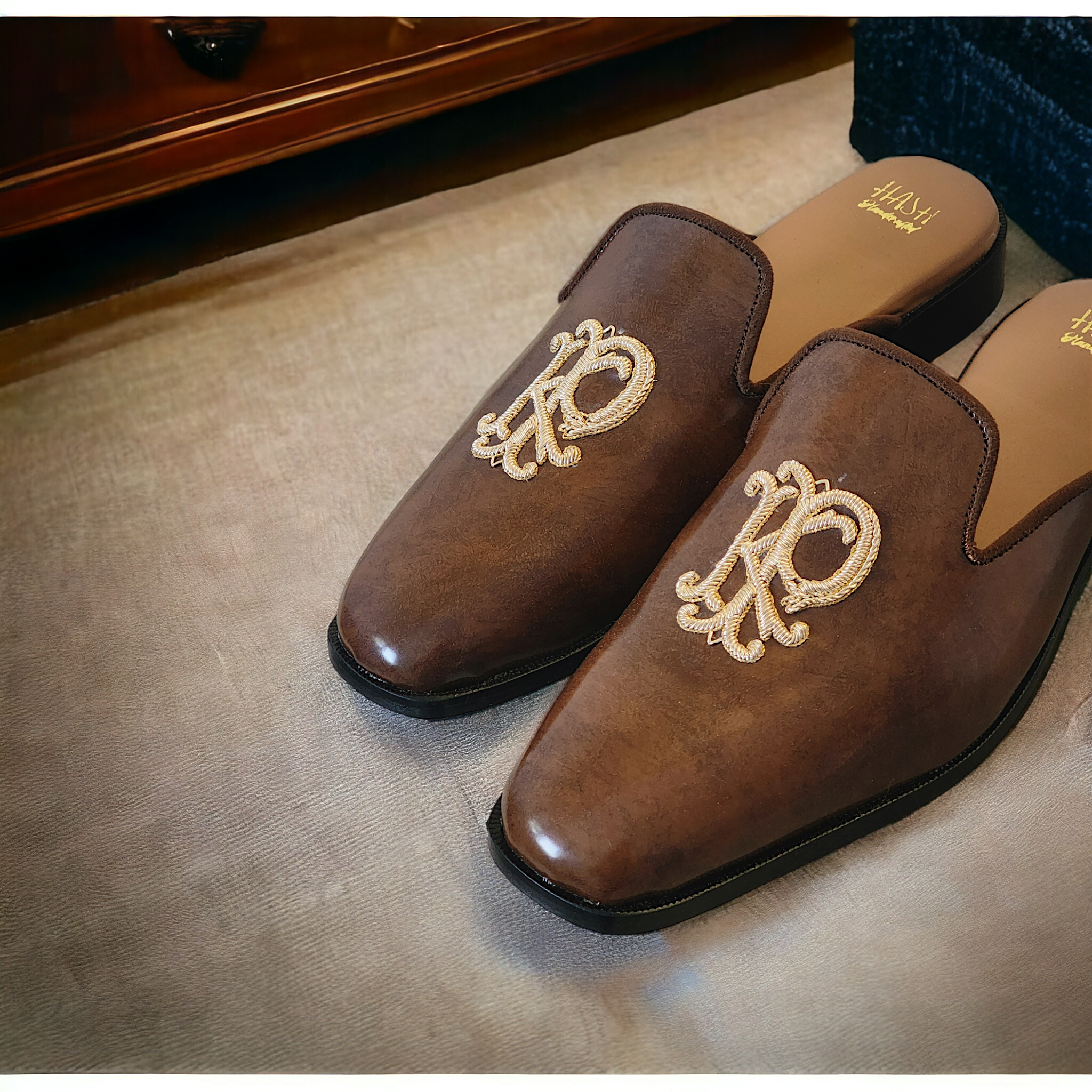Syahi - Initials mule