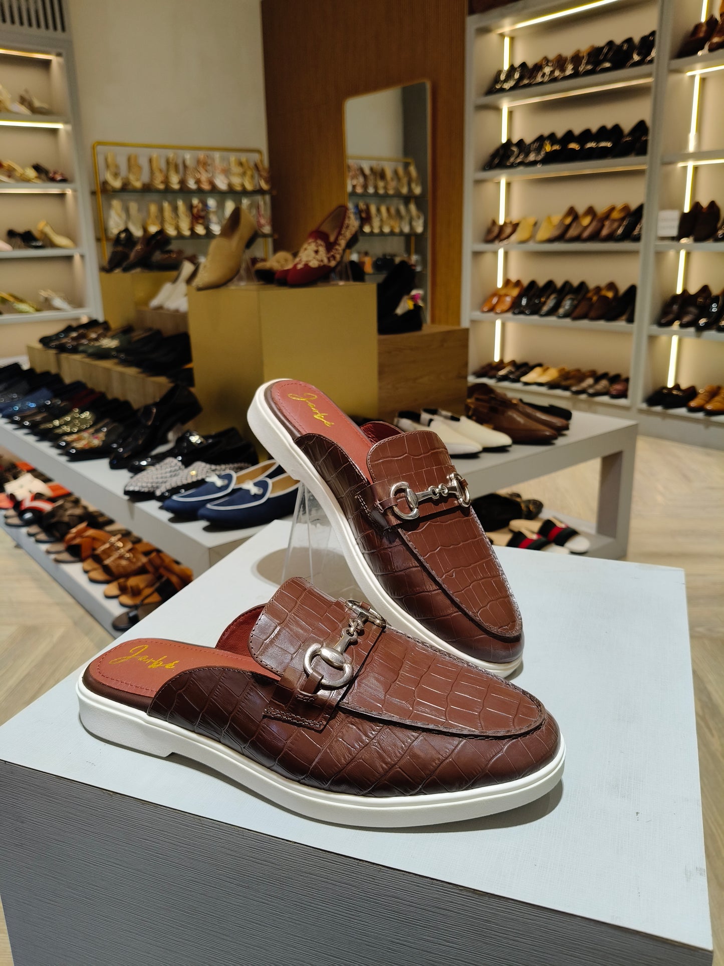 Brown croc