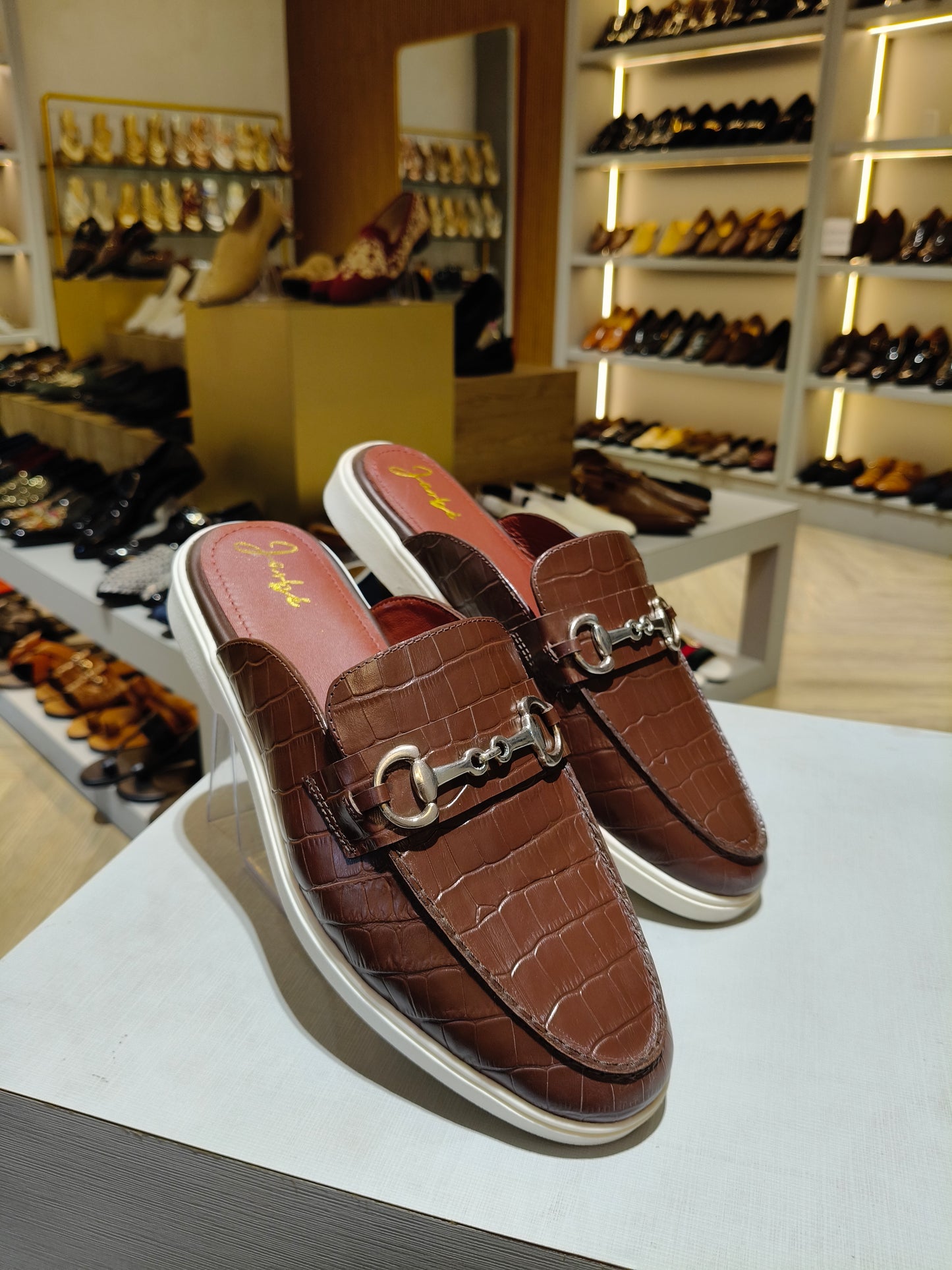 Brown croc