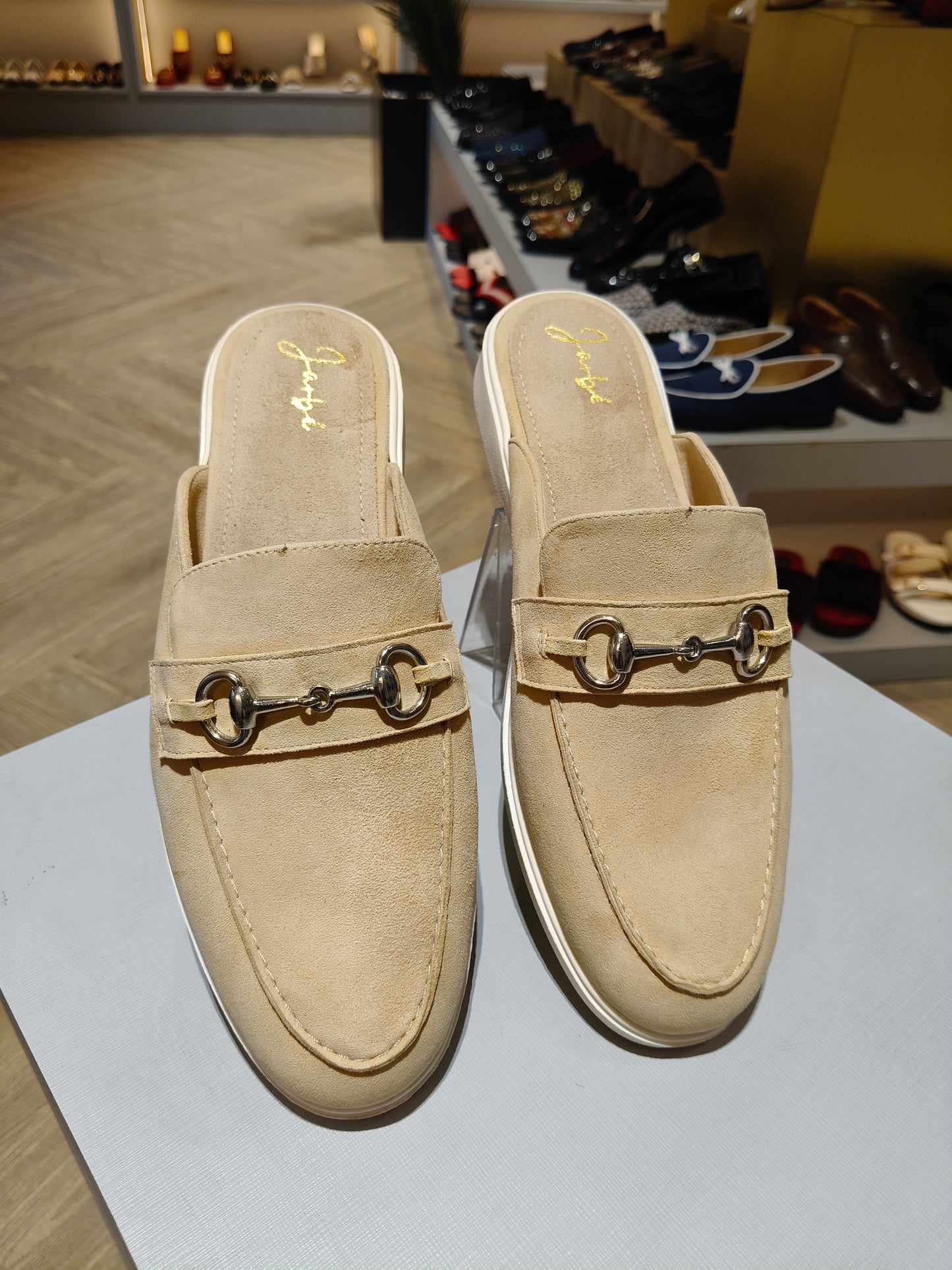 Beige Suede