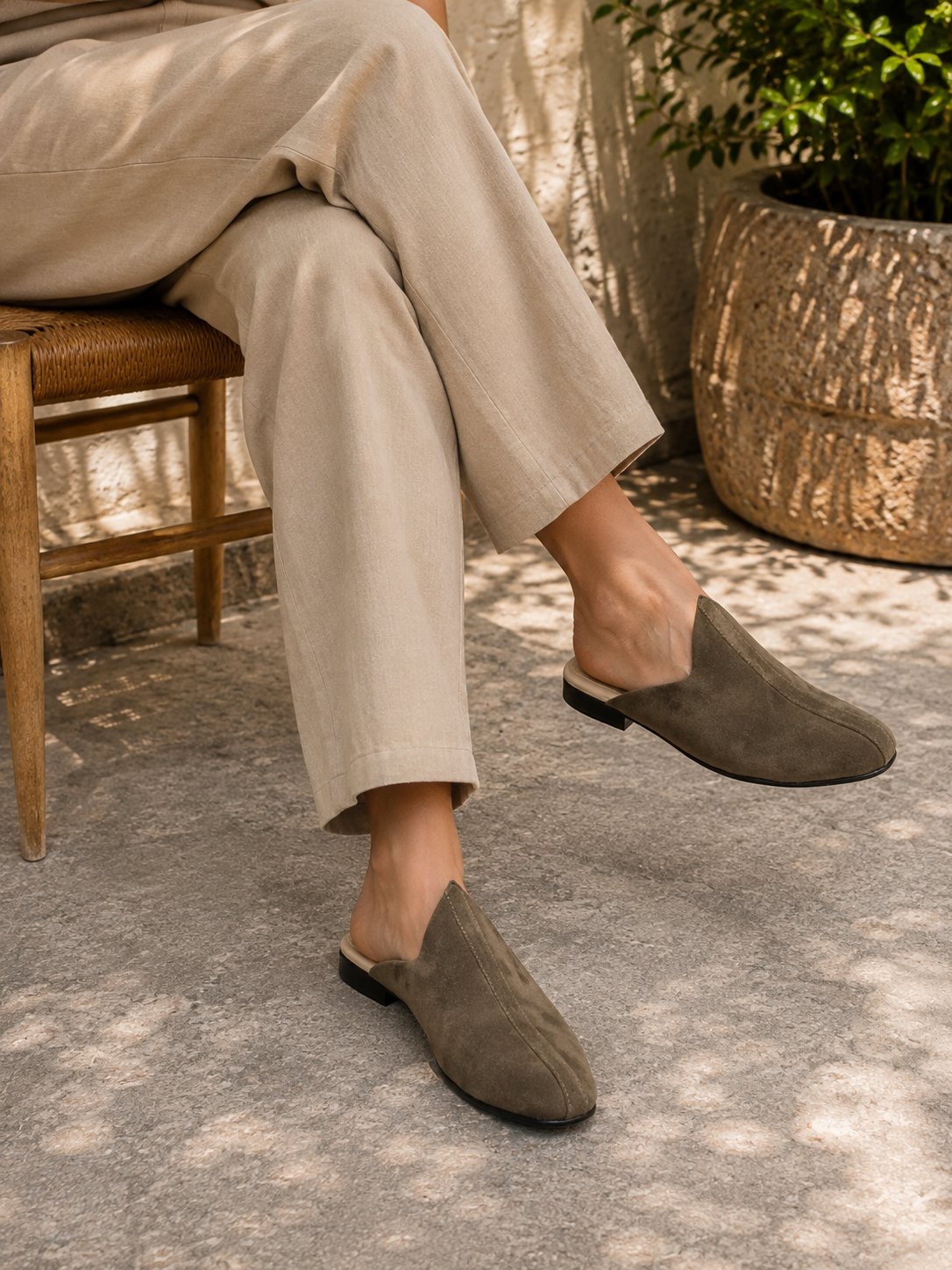 Mojdi mule - Olive